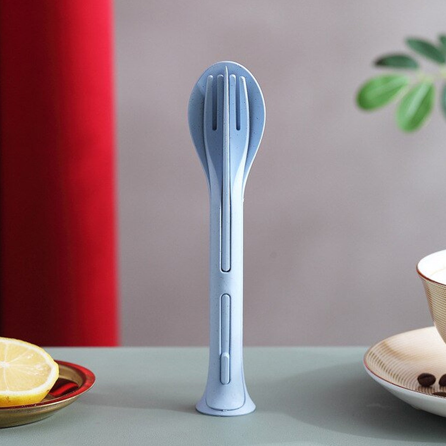 3 in 1 Reusable Spoon, Knife Forks Tableware, Spoon  3 in 1 Reusable Spoon, Knife Forks Tableware, Spoon